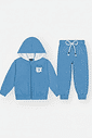Conjunto Felpado Bebê Menino Mini Wolf Kippos