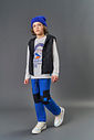Colete Infantil Menino Matelassê Preto CTV