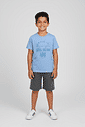 Conjunto Infantil Menino Long Board Azul Abrange