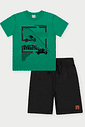 Conjunto Menino Wheels Of Freedom Verde Abrange