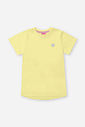 Blusa Infantil Básica Coração de Strass Lemon