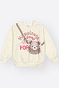 Conjunto Veludo Bebê Menina Ursa Happiness Mundo Cinti