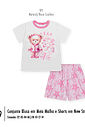 Pijama Infantil Menina Estrela Ursa Mundo Cinti