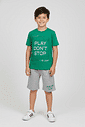 Conjunto Infantil Menino Play Don't Stop Verde Abrange