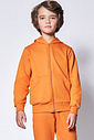 Jaqueta Felpada com Capuz Infantil Menino Kippos LARANJA WINTER SUN