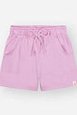 Shorts Infantil Básico em Moletinho – Short Menina Verão com Cordão LILAS CINTI