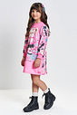 Vestido Infantil Rosa Estampa Ursinha – Vestido Menina Fofo Mundo Cinti