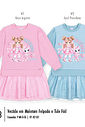 Vestido Infantil Menina de Inverno com Saia Tule – Vestido Bebê Estampa Friends Mundo Cinti