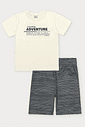CONJ CAMISETA E BERMUDA NATURAL/CZ CHUMBO ST