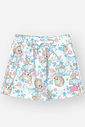 Conjunto Bebê Menina Body com Short-Saia Ursinhas Delicadas – Look Confortável Cinti Baby NATURAL/AZ PORCELANA