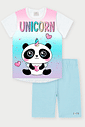 CONJ BLUSA E CICLISTA BRANCO/AZ BLUE LIGHT