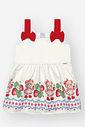 Conjunto Bebê Menina Berry Sweet em Cetim Glow – Bata com Shorts Estampado de Morangos Cinti Baby OFF WHITE/RS IOGURTE