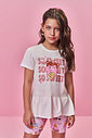 Conjunto Infantil Blusa Alongada e Ciclista de Sorvetes