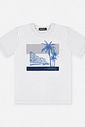 Conjunto Menino Camiseta Street e Bermuda Marinho