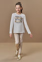 Conjunto Infantil Menina Happy em Veludo Glow Beli.me