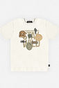 Conjunto Menino Camiseta Stay Wild e Bermuda Café