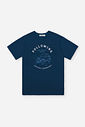 Camiseta Infantil Jipe Adventure em Meia Malha Marinho