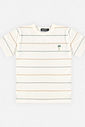 Conjunto Menino Camiseta Listrada e Bermuda Duna