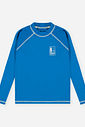 Camiseta Menino Manga Longa em Malha UV Royal