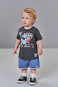 Camiseta Bebê Menino T-Rex Jurassic World Chumbo Camiseta Bebê Menino T-Rex Jurassic World Chumbo