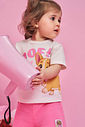 Conjunto Bebê Menina Cachorrinha com Orelhas Interativas – Blusa Boxy e Shorts em Algodão NATURAL/RS CONFETE