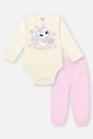 Conjunto Bebê Menina Body Unicórnio E Calça Rosa Mundo Cinti