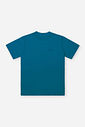 Camiseta Infantil Básica Dark Ocean em Meia Malha com Bordado