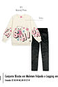 Conjunto Infantil Menina FASHION Ursa Mundo Cinti