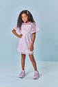 Vestido com Sobreposição Infantil Menina Girls Team Mundo Cinti