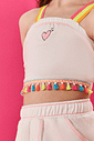 CONJ BLUSA E SHORTS/SAIA NATURAL/NATURAL
