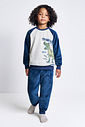 Pijama de Inverno Infantil Menino Tyranossaurus Divertto