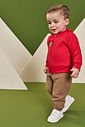 Conjunto Bebê Menino Bulldog Authenthic Divertto VM PEQUIM/BG CAFE LATTE