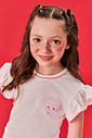 Blusa Infantil Menina Strawberry Natural Cinti