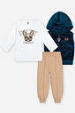 Conjunto 3 Peças Bebê Menino Champs Divertto