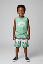 Conjunto Infantil Menino Paradise Surfing Verde Abrange