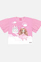Blusa Infantil Menina Princesa Rosa Mundo Cinti Blusa Infantil Menina Princesa Rosa Mundo Cinti