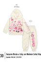 Conjunto Felpado Bebê Menina Ursa Cowgirl Club Mundo Cinti