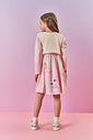 Vestido Infantil Menina Colete Pelo Rosa Mundo Cinti