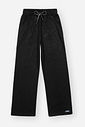 Calça Wide Leg Infantil Menina Glitter Preto CTV