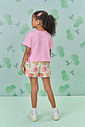 Conjunto Menina Hello Summer Rosa Amarelo Mundo Cinti