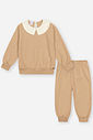 Conjunto em Moletinho Bebê Menina com Strass Mundo Cinti