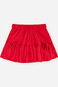 Conjunto Infantil Menina Blusa Boxy e Saia-Short Happy Today