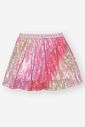 Conjunto Infantil Menina Blusa E Saia-Short Paetê Rosa Mundo Cinti