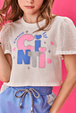 CONJ BLUSA E SHORT/SAIA NATURAL/AZ HORTENSIA