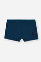Sunga Infantil Boxer em Malha UV com Cós Ajustável Marinho