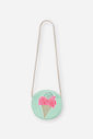 Conjunto Infantil Neon Love com Regata Cropped, Shorts em Moletinho Waffle e Bolsa – Look Menina Ver VERDE BRISA