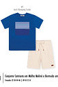 Conjunto Infantil Menino Geometric Blue Divertto