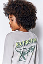Camiseta Jurassic World Infantil Menino Isla Nublar Kippos