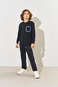 Calça Moletom Infantil Menino Strike Preto CTV