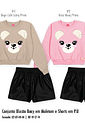 Conjunto Infantil Menina em P.U. Maxi Bear Beli.me Conjunto Infantil Menina em P.U. Maxi Bear Beli.me